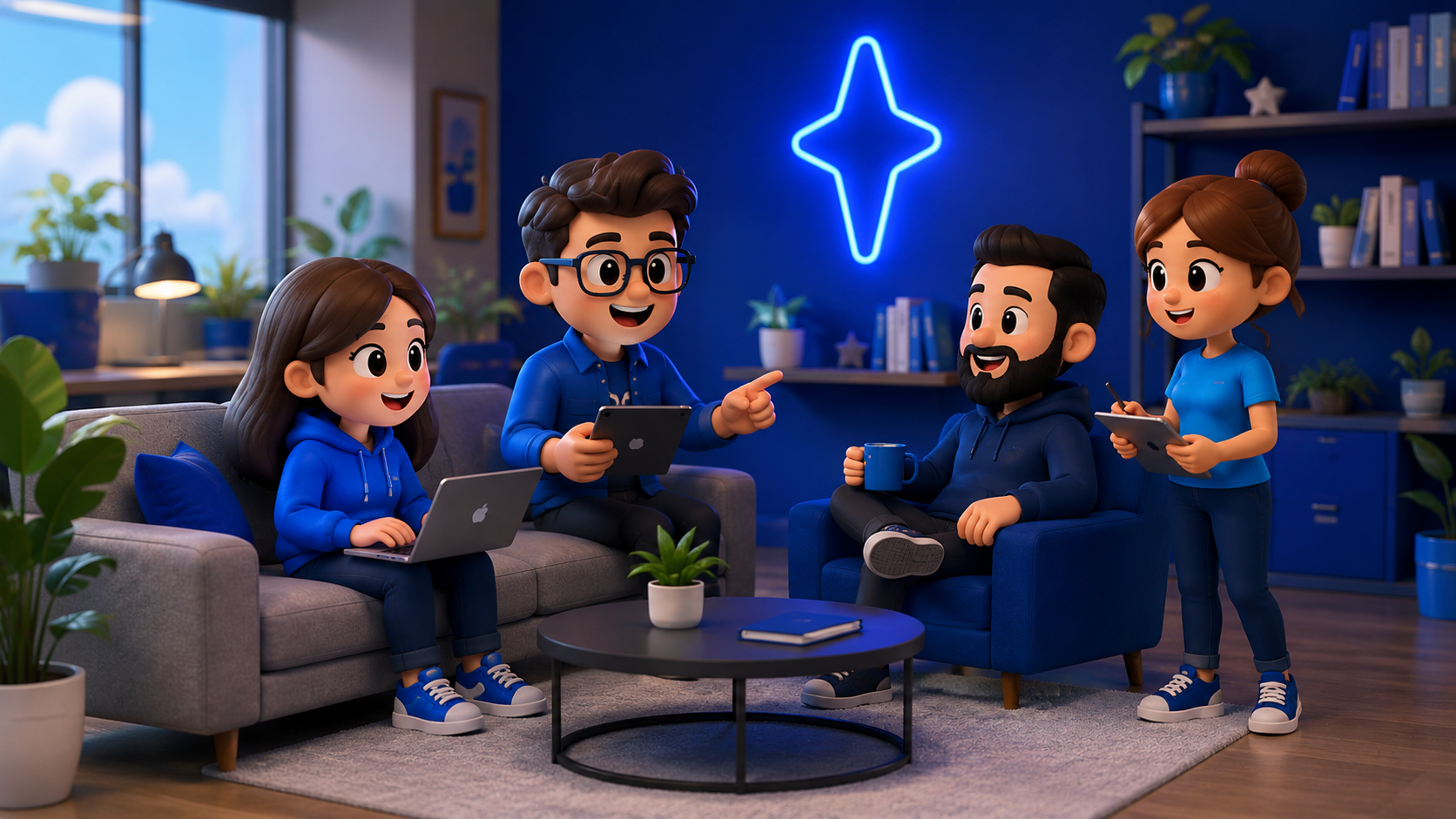 The Tideloo team working together